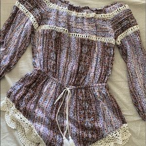 Off-the-Shoulder Romper